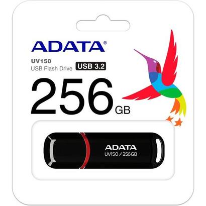 pendrive-adata-uv150-256-gb-usb-negrorojo-usb-a-32-gen-1