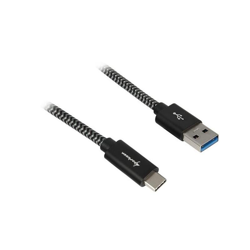 cable-sharkoon-usb-32-gen-2-usb-a-macho-usb-c-macho-negrogris-05-metros-con-funda