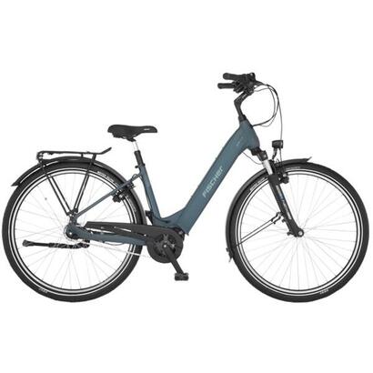 bicicleta-fischer-cita-42i-2023-pedelec-verde-gris-cuadro-28-43-cm