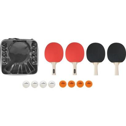 hudora-set-de-tenis-de-mesa-friends-equipo-de-fitness-para-4-jugadores