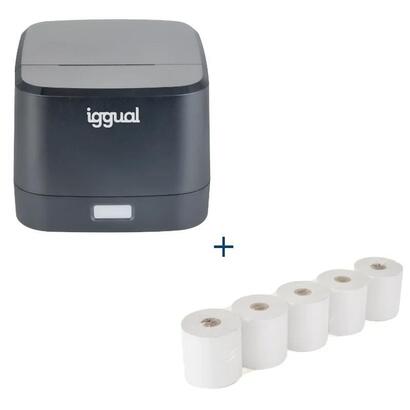 iggual-kit-impresora-termica-tp-easy-58-5-rollos