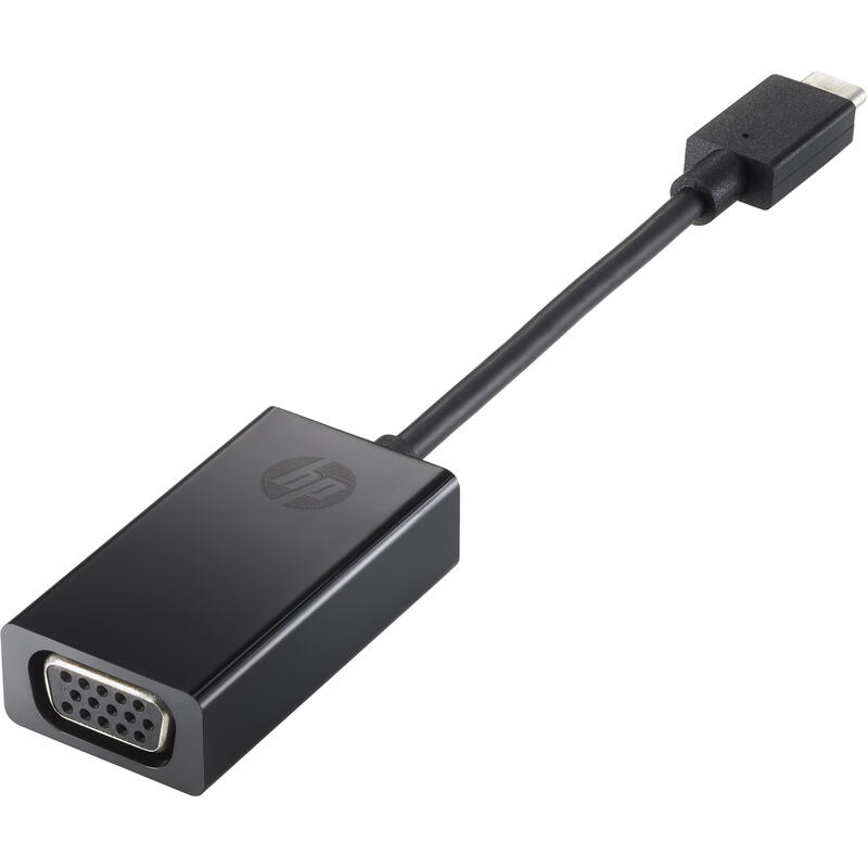 conversor-hp-4sh06aa-usb-tipo-c-macho-vga-hembra-76cm-negro