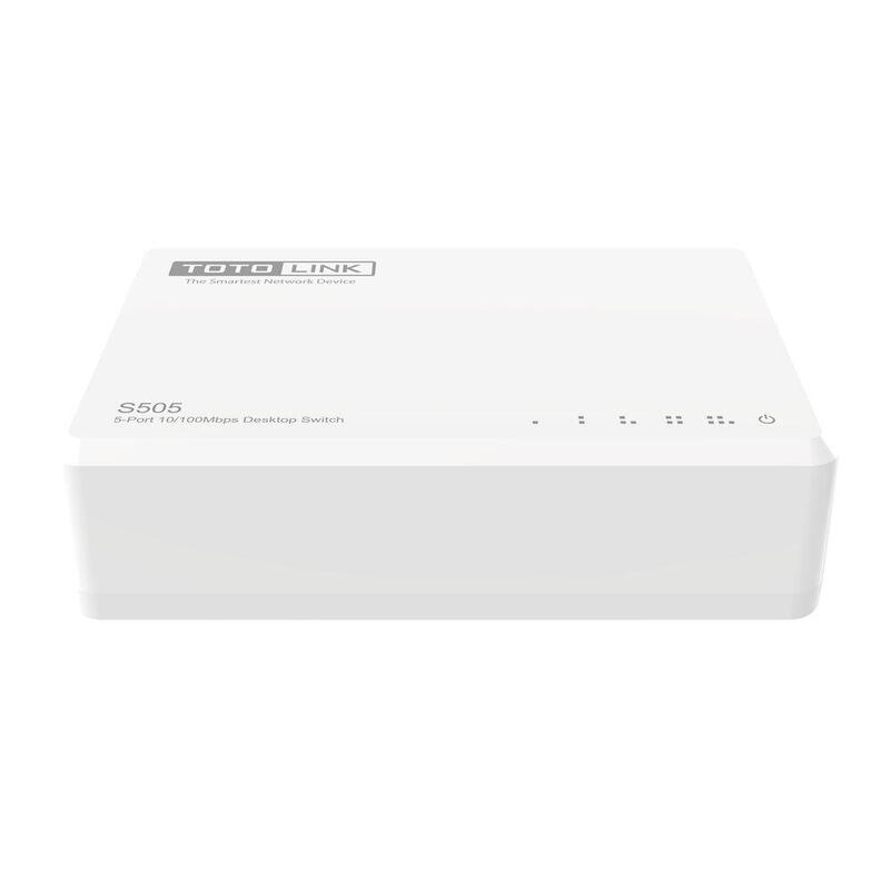 totolink-s505-v5-switch-no-administrado-fast-ethernet-10100-blanco