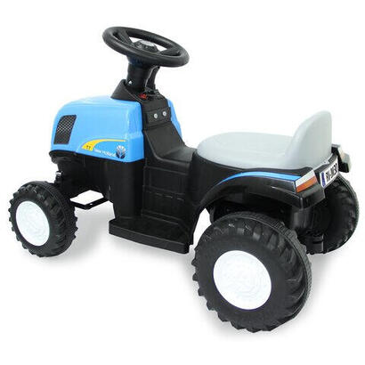 jamara-ride-on-traktor-new-holland-con-anhanger-6v-azul