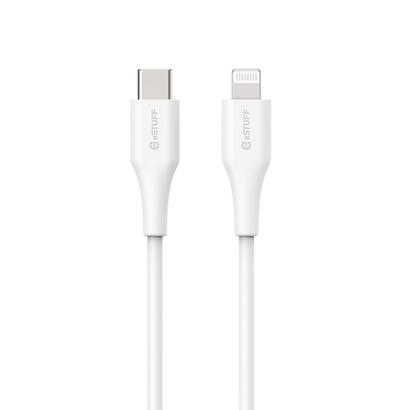 infinite-usb-c-to-lightning-cable-mfi-1m-white-recycled-plastic-super-soft