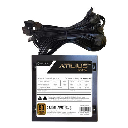 unykach-atilius-20-black-650w-80-plus-bronze-fuente-de-alimentacion-650w-atx-23-apfc-ventilador-120mm