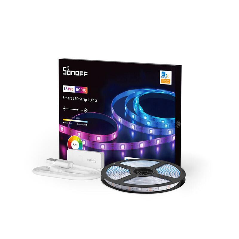 tira-led-sonoff-l3-pro-5-metros-inteligente-rgb tira-led-sonoff-l3-pro-5-metros-inteligente-rgb