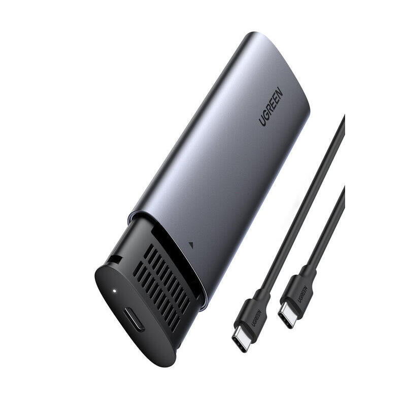 ugreen-10902-caja-externa-para-ssd-gris-m2 ugreen-10902-caja-externa-para-ssd-gris-m2