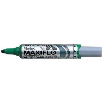 pack-de-12-unidades-pentel-maxiflo-rotulador-para-pizarra-blanca-regulacion-del-flujo-de-tinta-punta-redonda-ancho-de-linea-25mm