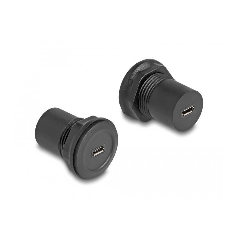 delock-66743-conector-usb-20-tipo-micro-b-a-usb-20-tipo-micro-b-integrado-negro