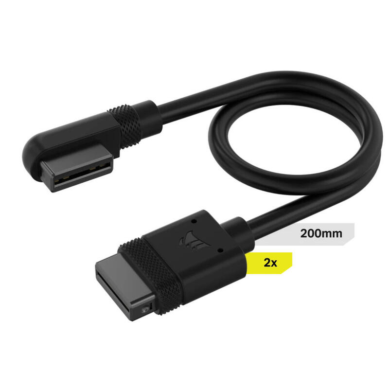 corsair-icue-link-slim-cable-200mm-90-cl-9011123-ww