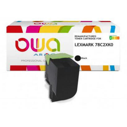 owa-toner-compatible-lexmark-78c2xk0-negro