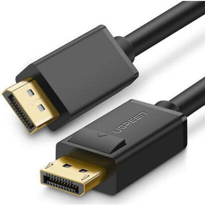 kabel-displayport-do-displayport-ugreen-dp102-4k-3d-2m-czarny
