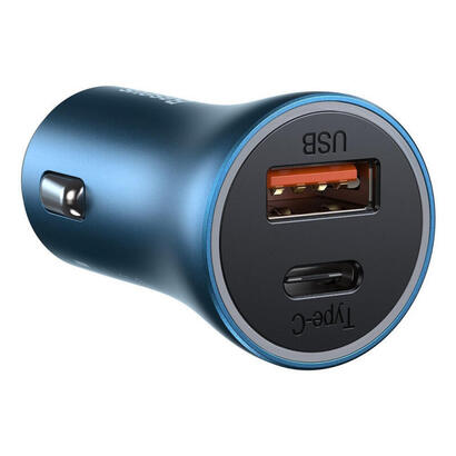 ladowarka-samochodowa-baseus-golden-contactor-pro-usb-usb-c-qc40-pd-scp-40w-niebieska-kabel-usb-c-do-lightning-1m-niebieski
