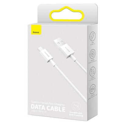 kabel-usb-do-micro-usb-baseus-superior-series-2a-1m-bialy