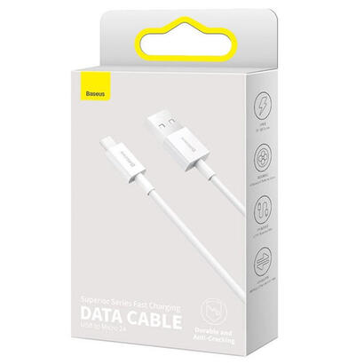 kabel-usb-do-micro-usb-baseus-superior-series-2a-2m-bialy