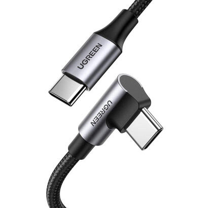 cable-ugreen-70643-usb-20-1-m-usb-c-negro-gris