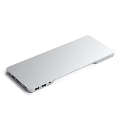 satechi-slim-dock-do-imac-24-usb-c-usb-c-10gb-usba-a-10gb-2x-usb-a-czytnik-kart-microsd-kieszen-na-nvme-sata-srebrny