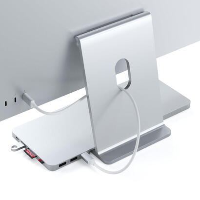 satechi-slim-dock-do-imac-24-usb-c-usb-c-10gb-usba-a-10gb-2x-usb-a-czytnik-kart-microsd-kieszen-na-nvme-sata-srebrny