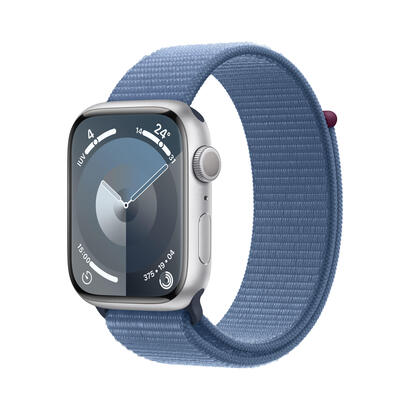 apple-watch-series-9-gps-45mm-caja-de-aluminio-plata-correa-deportiva-loop-azul-invierno