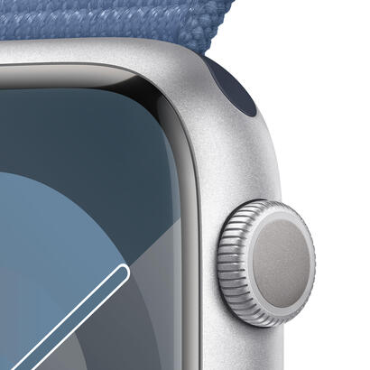 apple-watch-series-9-gps-45mm-caja-de-aluminio-plata-correa-deportiva-loop-azul-invierno