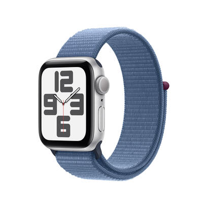 apple-watch-se-2-gen-2023-gps-40mm-caja-de-aluminio-plata-correa-deportiva-loop-azul-invierno