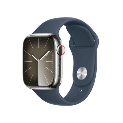apple-watch-series-9-gps-cellular-41-mm-caja-de-acero-plata-correa-deportiva-azul-tempestad-s-m