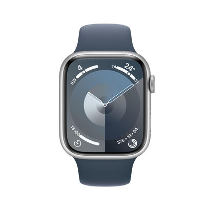 apple-watch-series-9-gps-45mm-cellular-caja-de-aluminio-plata-correa-deportiva-azul-tempestad-m-l