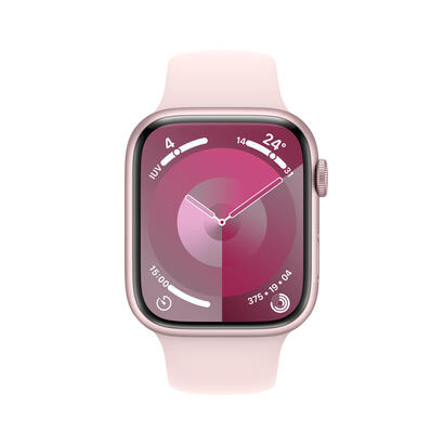 apple-watch-series-9-gps-45mm-cellular-caja-de-aluminio-rosa-correa-deportiva-rosa-claro-m-l