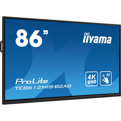 iiyama-te8612mis-b2ag-86-wide-lcd-40points-puretouch-ir-screen-3840x2160-4k-uhd-va-panel-led-bl-full-metal-housing-fan-less