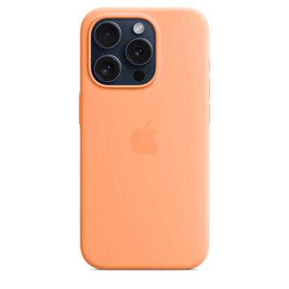 funda-iphone-15-pro-silicone-case-with-magsafe-orange-sorbet