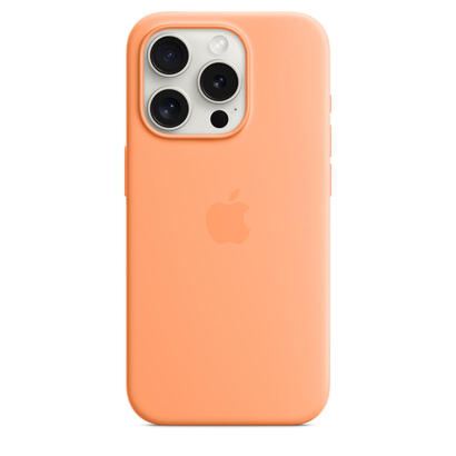 funda-iphone-15-pro-silicone-case-with-magsafe-orange-sorbet