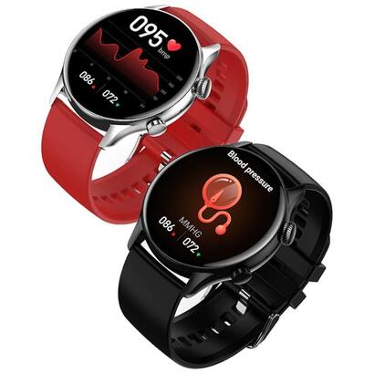 smartwatch-colmi-i30-plata-con-correa-de-silicona-roja