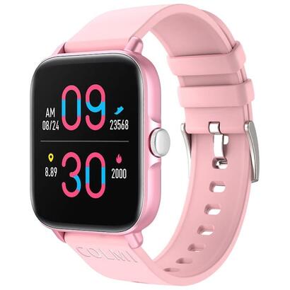 smartwatch-colmi-p28-plus-rosa-con-correa-de-silicona-rosa