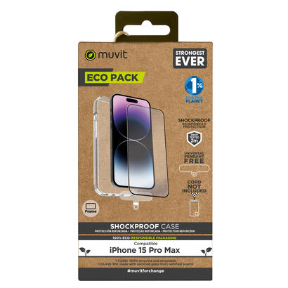 muvit-for-change-funda-shockproof-2m-apple-iphone-15-pro-max-protector-de-pantalla-vidrio-templado-plano-marco-negro