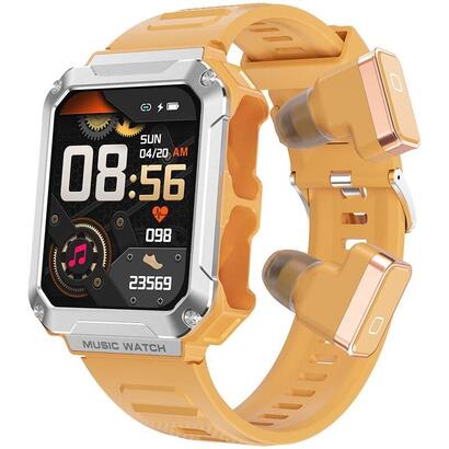 smartwatch-lemfo-t93-amarillo-con-auriculares-tws