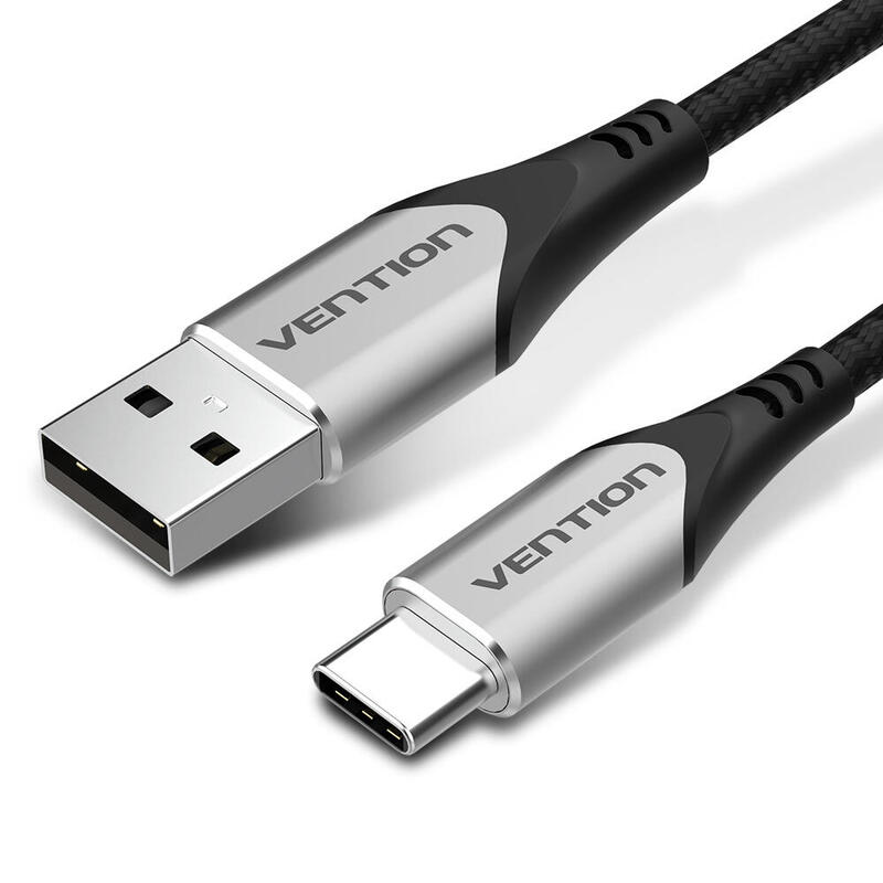 cable-usb-tipo-c-vention-codhi-usb-tipo-c-macho-usb-macho-3m-gris