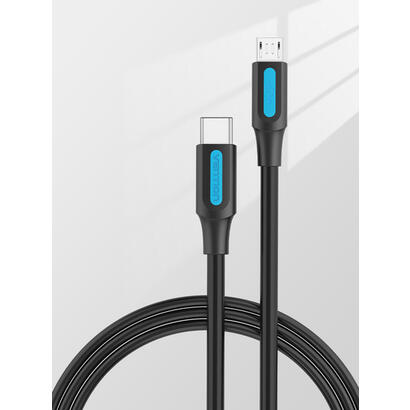 cable-usb-20-tipo-c-vention-covbd-usb-tipo-c-macho-microusb-macho-50cm-negro