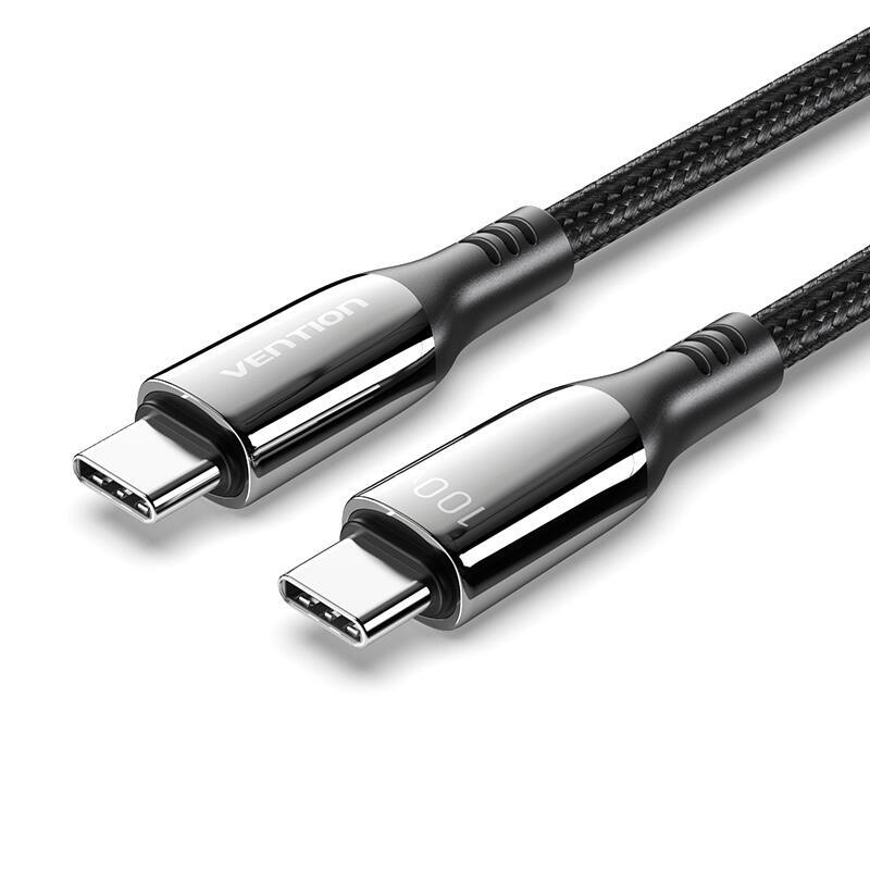 cable-usb-20-tipo-c-5a-100w-vention-ctkbh-usb-tipo-c-macho-usb-tipo-c-macho-2m-negro