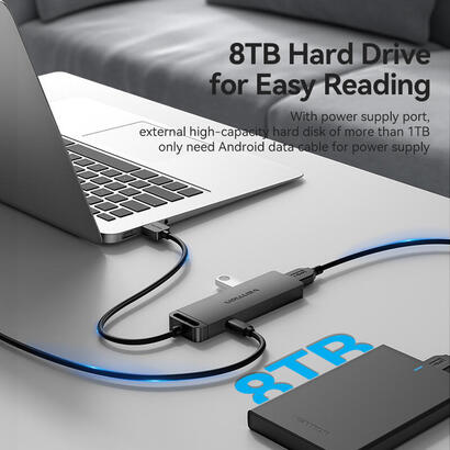 hub-usb-30-vention-chlbd-4xusb-microusb-pd-50cm