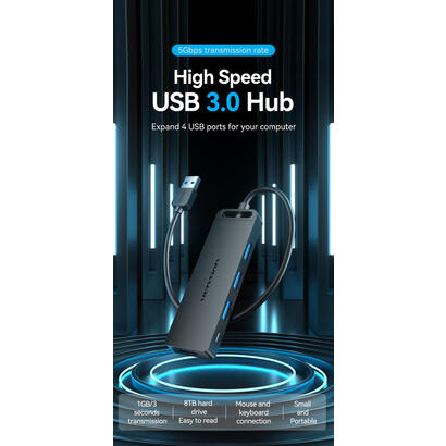 hub-usb-30-vention-chlbd-4xusb-microusb-pd-50cm