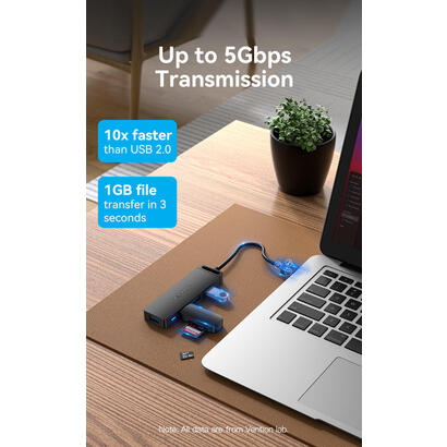 hub-usb-30-vention-chlbd-4xusb-microusb-pd-50cm