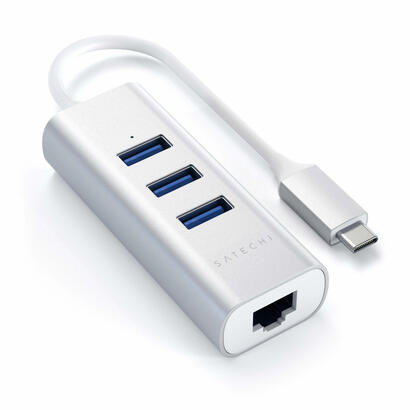 satechi-aluminium-2-w-1-usb-c-3x-usb-a-ethernet-srebrny