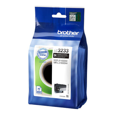 tinta-brother-lc3233bk-dcpj1100dw-mfcj1300dw-ori-negra