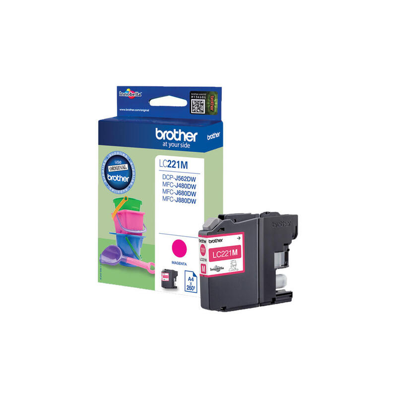 tinta-original-brother-lc-221mbp-magenta tinta-original-brother-lc-221mbp-magenta