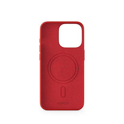 epico-funda-iphone-15-pro-silicona-magsafe-rojo