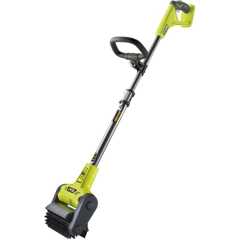 limpiador-de-superficies-inalambrico-ryobi-ry18pcb-0-18-voltios-limpiador-de-pisos-duros-verdenegro-sin-bateria-ni-cargador