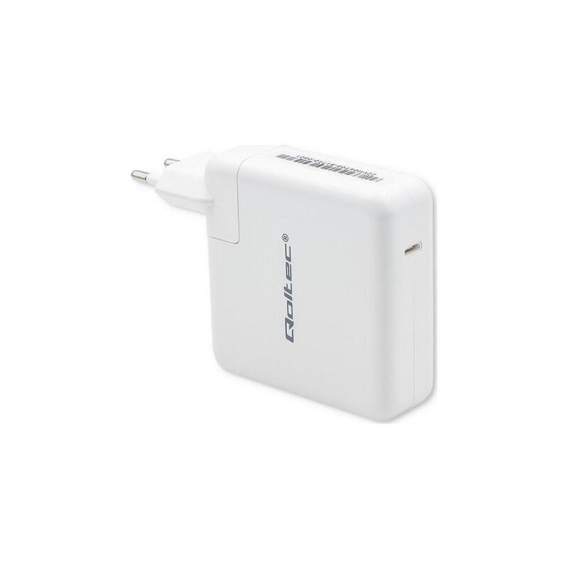 qoltec-51709-power-charger-fast-96w-5-20v-3-47a-usb-c-pd-white