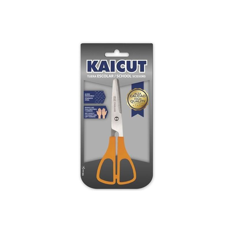 kaicut-tijeras-escolares-130mm-acero-inoxidable-csurtidos-blister