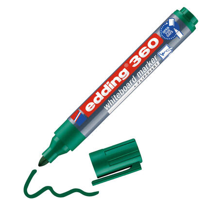 edding-marcador-para-pizarra-blanca-360-recargable-verde